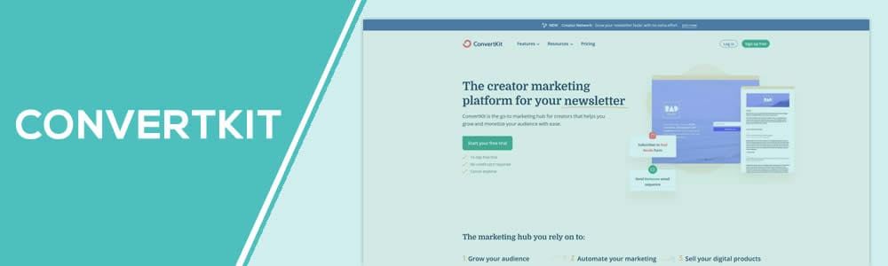 ConvertKit - Email Newsletter for Bloggers