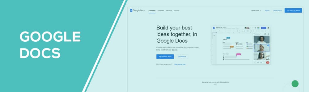 Google Docs - 10 Best Blogging Tools to Help You Write and Promote Your Content
