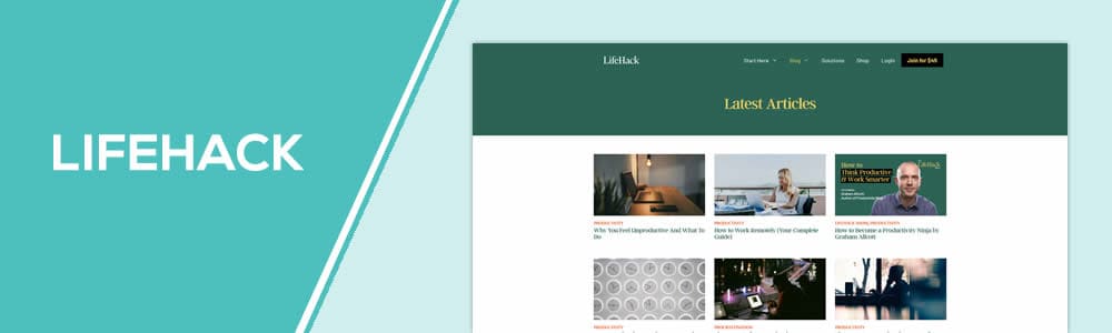 LifeHack - Bloggers Can Improve Their Productivity